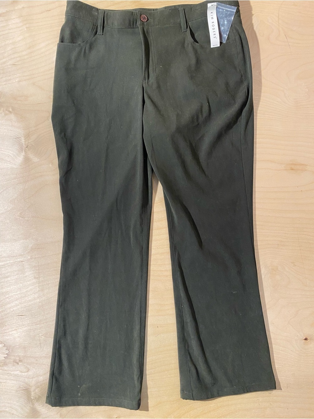 Kim Rogers Olive Green Chino Pants 14P (RV)